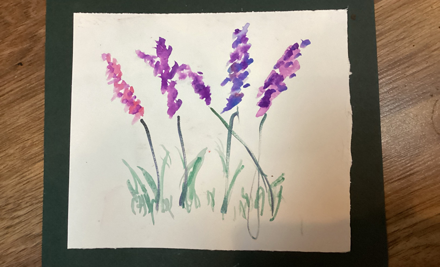 Creating Flowers with Watercolor
